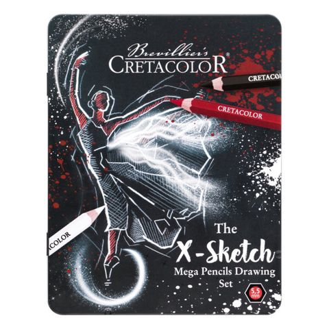 CRETACOLOR THE X-SKETCH MEGA DRAWING PENCIL SET 12