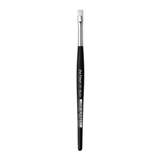 DA VINCI DRY BRUSH WHITE SYNTHETIC FLAT #6