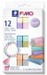 FIMO SOFT 25G BLOCKS SET OF 12 PASTEL COLOURS