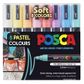 POSCA MARKER MEDIUM BULLET 2.5MM PASTEL COLOR SET8