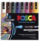 POSCA MARKER MEDIUM BULLET 1.8-2.5MM COLOUR SET 8