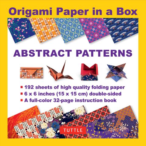 ORIGAMI PAPER IN A BOX ABSTRACT PATTERNS