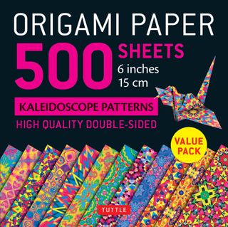 ORIGAMI PAPER 500 SHEETS KALIEDOCOPE 15CM