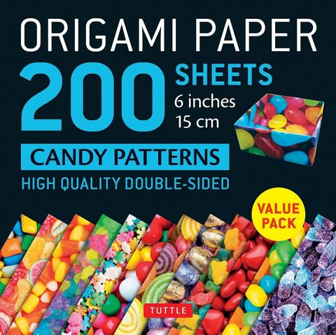 ORIGAMI PAPER 200 MSHEETS CANDY 15CM