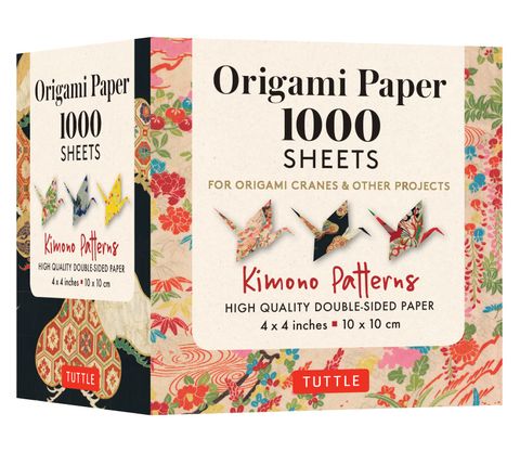 ORIGAMI PAPER 1000 SHEETS KIMONO 10CM