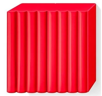 FIMO PROFESSIONAL 85G BLOCK TRUE RED