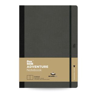 FLEXBOOK ADVENTURE NOTEBOOK LARGE DOTTED OFF-BLACK