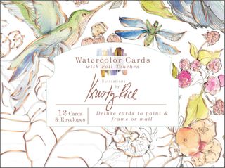 WATERCOLOUR CARDS FOIL TOUCHES KRISTY PRICE