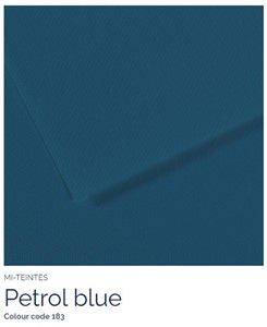 CANSON MI-TEINTES A4 160G 183 PETROL BLUE