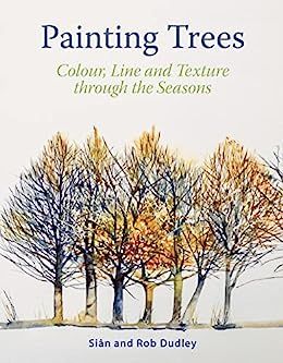 PAINTING TREES COLOUR LINE TEXTURE