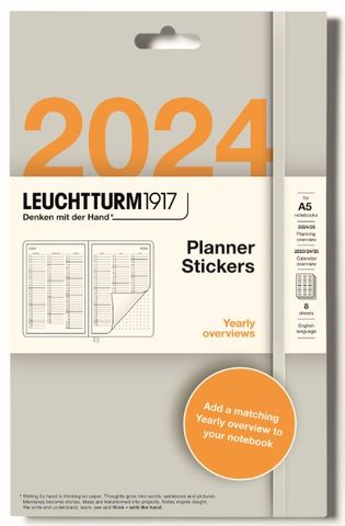 LEUCHTTURM1917 2024 PLANNER STICKERS YEARLY VIEW