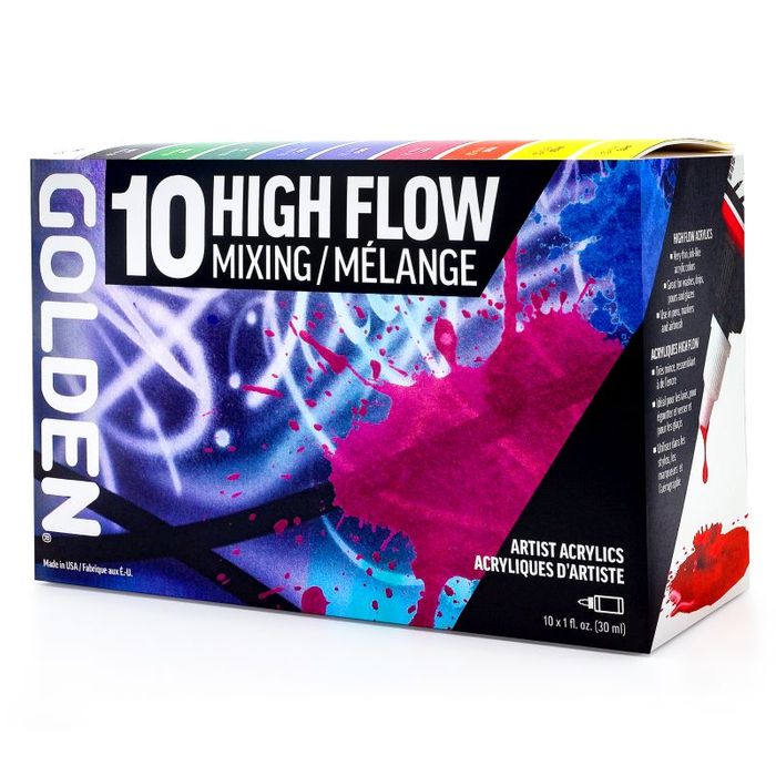NEW High Flow Acrylics [Mixing] Set from GOLDEN 