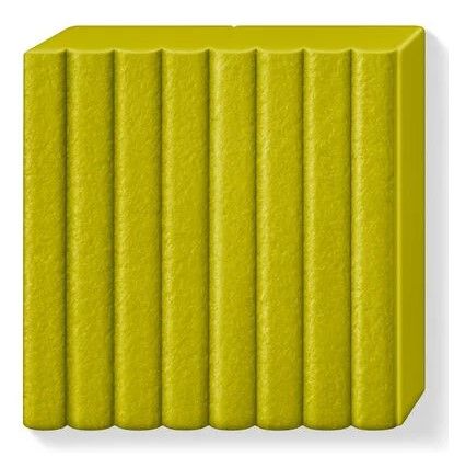 FIMO LEATHER EFFECT 57G BLOCK OLIVE