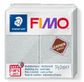 FIMO LEATHER EFFECT 57G BLOCK DOVE GREY