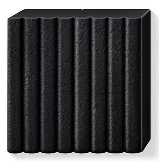 FIMO LEATHER EFFECT 57G BLOCK BLACK