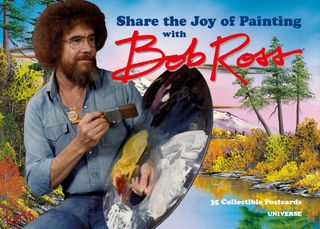 SHARE THE JOY OF PAINTING BOB ROSS 32 POSTCARDS