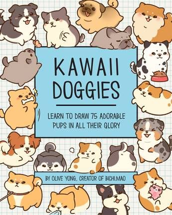 KAWAII DOGGIES DRAW OVER 100 DOGS