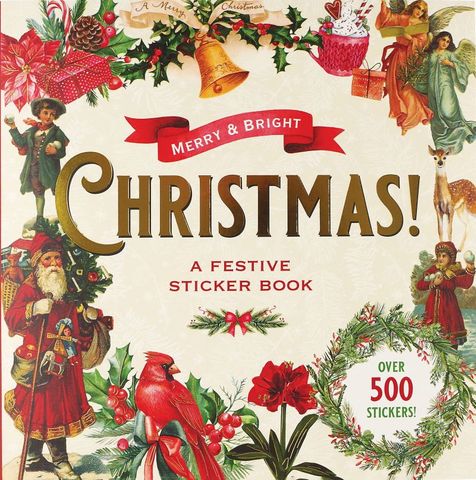 MERRY & BRIGHT CHRISTMAS STICKER BOOK