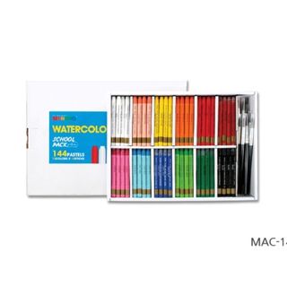 MUNGYO GALLERY WATERCOLOUR CRAYONS 12 X12+ BRUSHES