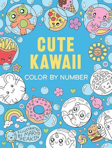 CUTE KAWAII COLOR BY NUMBER