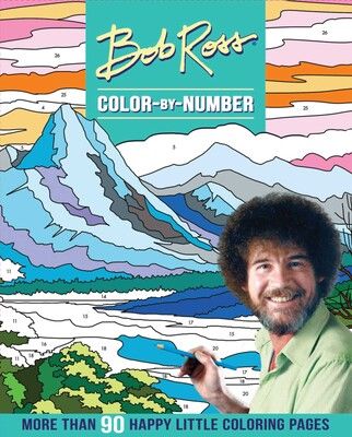 BOB ROSS COLOR-BY-NUMBER