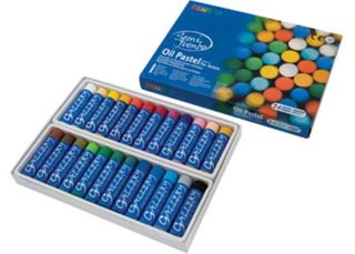 Mungyo Gallery Semi-Jumbo Oil Pastels Set of 12, Assorted Colors