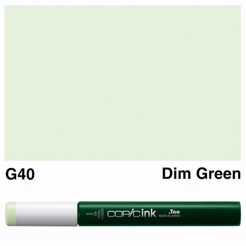 COPIC INK G40 DIM GREEN NEW BOTTLE