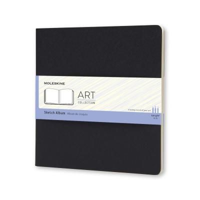 MOLESKINE ART SKETCH ALBUM BLACK SQUARE 19X19CM