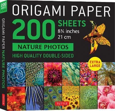 ORIGAMI NATURE PHOTOS 200 SHEETS 21CM