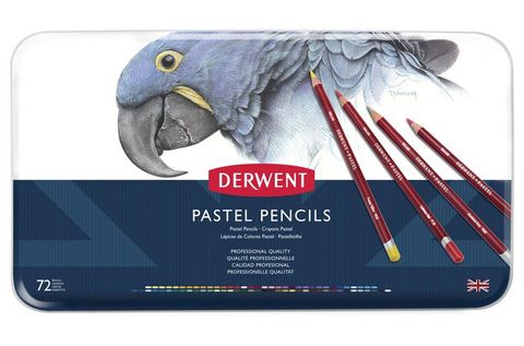 DERWENT PASTEL PENCIL TIN SET 72