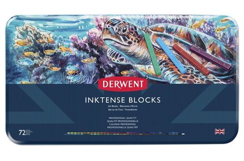 DERWENT INKTENSE BLOCKS TIN SET 72