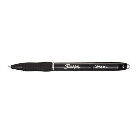 SHARPIE S-GEL PEN 0.7MM BLACK