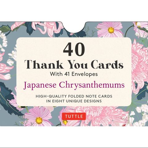JAPANESE CHYSANTHEMUMS CARDS ENVELOPES