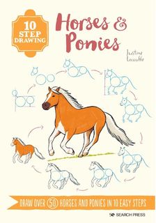 10 STEP DRAWING HORSES AND PONIES