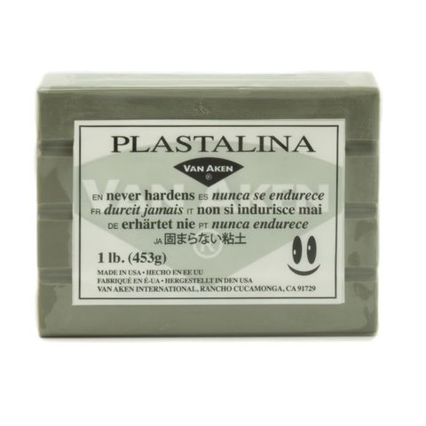 PLASTALINA 453GM GRAY