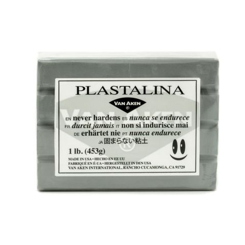 PLASTALINA 453GM SILVER-GRAY