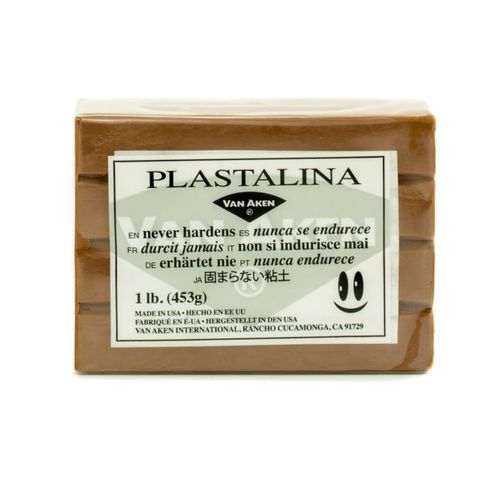 PLASTALINA 453GM BROWN