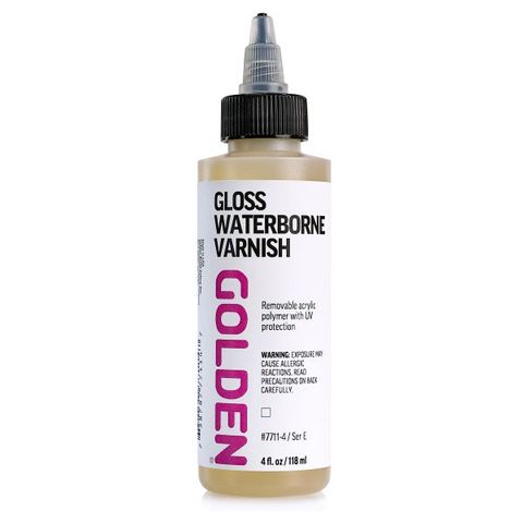 GOLDEN GLOSS WATERBORNE VARNISH 119ML