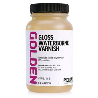 GOLDEN GLOSS WATERBORNE VARNISH 237ML