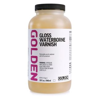 GOLDEN GLOSS WATERBORNE VARNISH 946ML