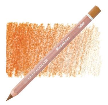 CRETACOLOR MEGACOLOR PENCIL OCHRE DARK