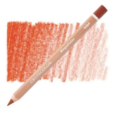 CRETACOLOR MEGACOLOR PENCIL ENGLISH RED