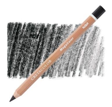 CRETACOLOR MEGACOLOR PENCIL IVORY BLACK