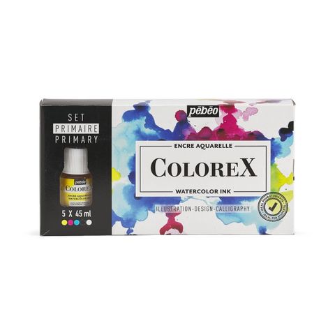 PEBEO COLOREX SET 5 X 45ML PRIMARY