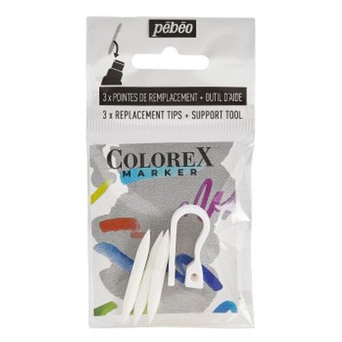 PEBEO COLOREX MARKER REPLACEMENT NIBS X 3