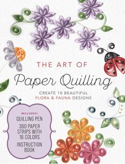 ART OF PAPER QUILING KIT FLORA AND FAUNA DESIGNS