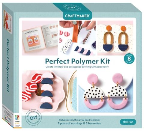 CRAFT MAKER DELUXE POLYMER CLAY JEWELLER KIT
