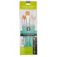 PEBEO 8 SHORT BRUSH SET ASSORTED YELLOW POLYAMIDE