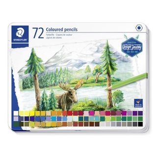 STAEDTLER DESIGN JOURNEY COLOURED PENCIL TIN SET72