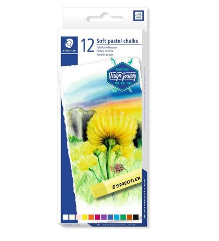 STAEDTLER DESIGN JOURNEY SOFT PASTELS SET 12